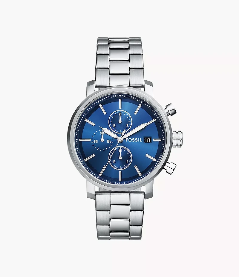 Rhett 43mm Multifunction Stainless Steel Watch