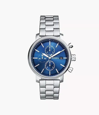 Rhett 43mm Multifunction Stainless Steel Watch