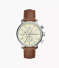 Rhett Multifunction Brown LiteHide™ Leather Watch