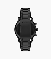 Bennett Multifunction Black Stainless Steel Watch