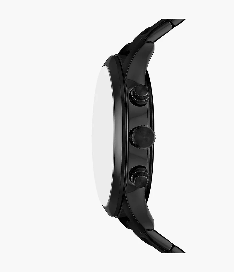Bennett Multifunction Black Stainless Steel Watch