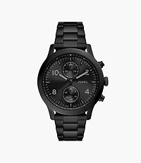 Bennett Multifunction Black Stainless Steel Watch