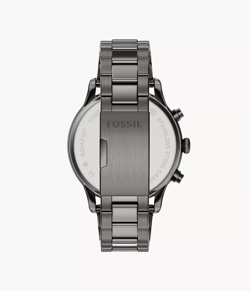 Bennett Multifunction Gunmetal Stainless Steel Watch