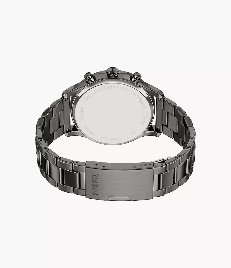 Bennett Multifunction Gunmetal Stainless Steel Watch