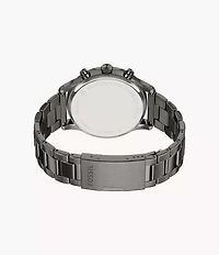 Bennett Multifunction Gunmetal Stainless Steel Watch