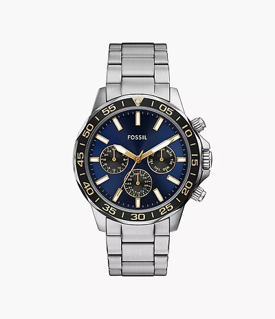 Bannon Multifunction Stainless Steel Watch