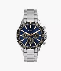Bannon Multifunction Stainless Steel Watch