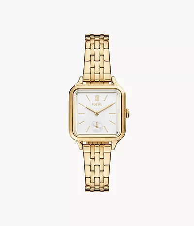 Colleen Three-Hand Gold-Tone Stainless Steel Watch