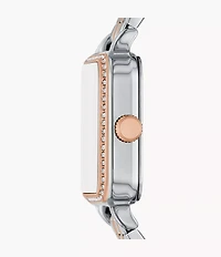 Colleen Three-Hand Two-Tone Stainless Steel Watch