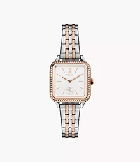 Colleen Three-Hand Two-Tone Stainless Steel Watch