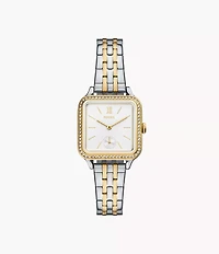Colleen Three-Hand Two-Tone Stainless Steel Watch