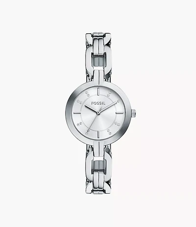 Kerrigan 32mm Three-Hand Stainless Steel Watch