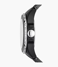 FB-01 Three-Hand Black Ceramic Watch