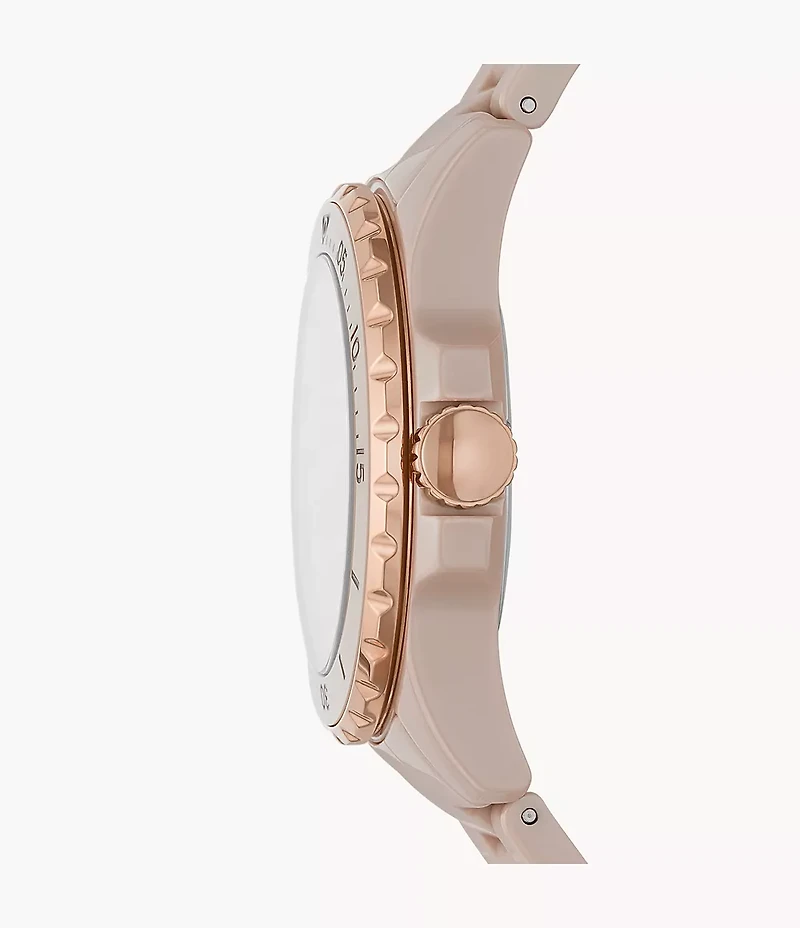 FB-01 Three-Hand Salted Caramel Ceramic Watch