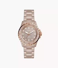 FB-01 Three-Hand Salted Caramel Ceramic Watch