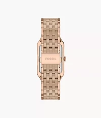 Raquel 26mm Three-Hand Date Rose Gold-Tone Stainless Steel & Salted Caramel Ceramic Watch