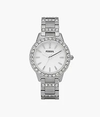 Jesse Three-Hand Stainless Steel Watch