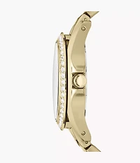 Riley Multifunction Gold-Tone Stainless Steel Watch