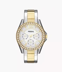 Riley Multifunction Two-Tone Stainless Steel Watch