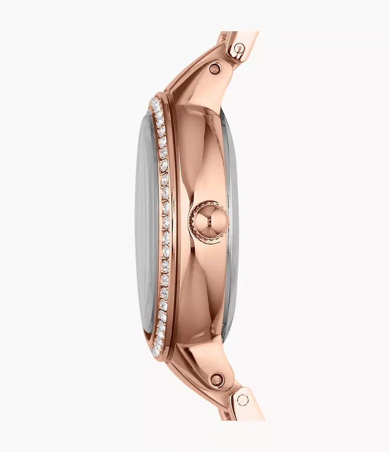 Virginia Rose-Tone Stainless Steel Watch