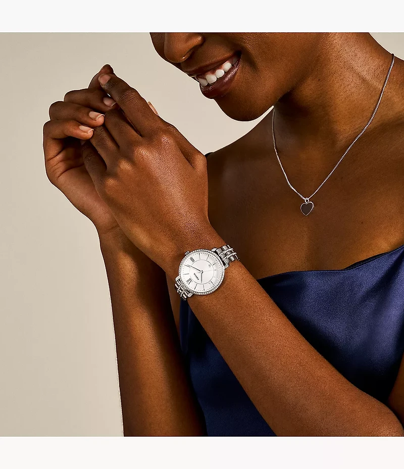 Jacqueline Stainless Steel Watch