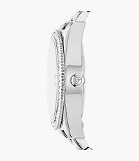 Scarlette 33mm Three-Hand Date Stainless Steel Watch