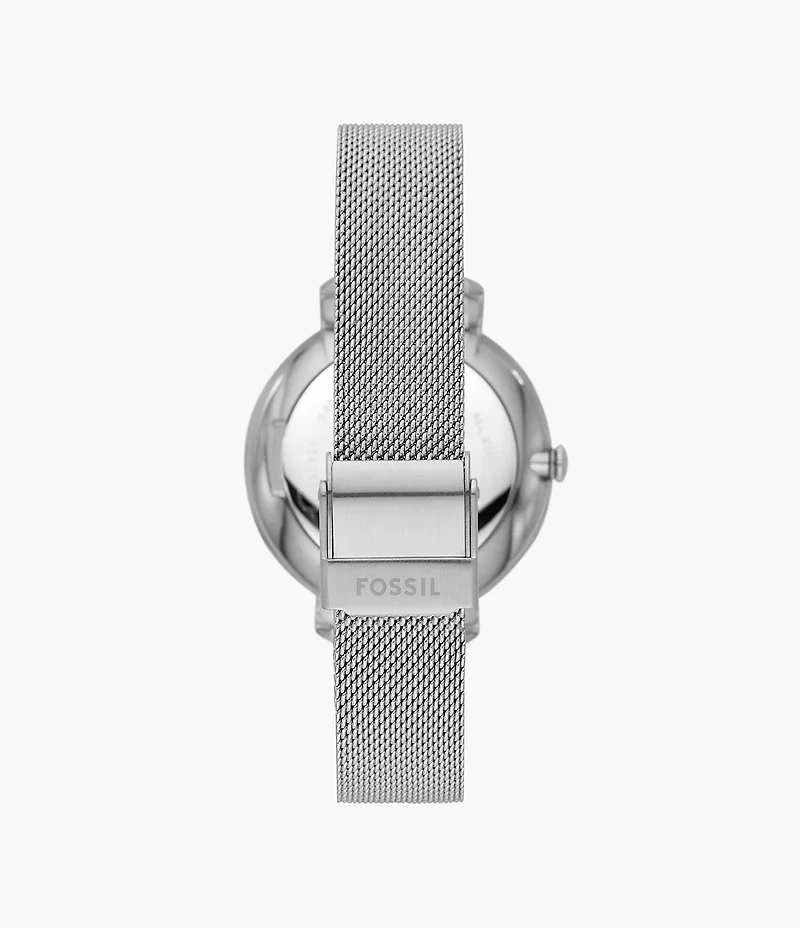 Jacqueline Three-Hand Date Stainless Steel Watch