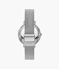 Jacqueline Three-Hand Date Stainless Steel Watch