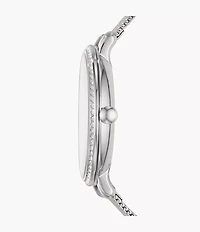 Jacqueline Three-Hand Date Stainless Steel Watch