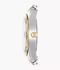 Scarlette Mini Three-Hand Date Two-Tone Stainless Steel Watch