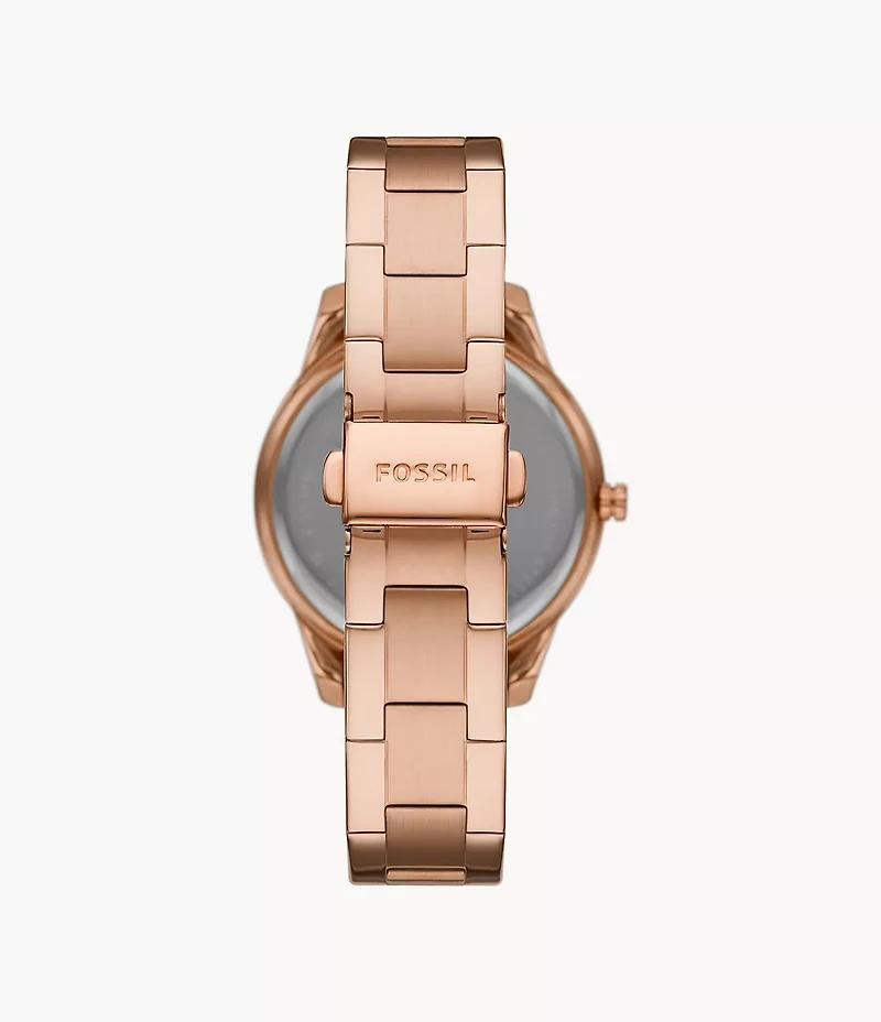 Stella Sport Multifunction Rose Gold-Tone Stainless Steel Watch