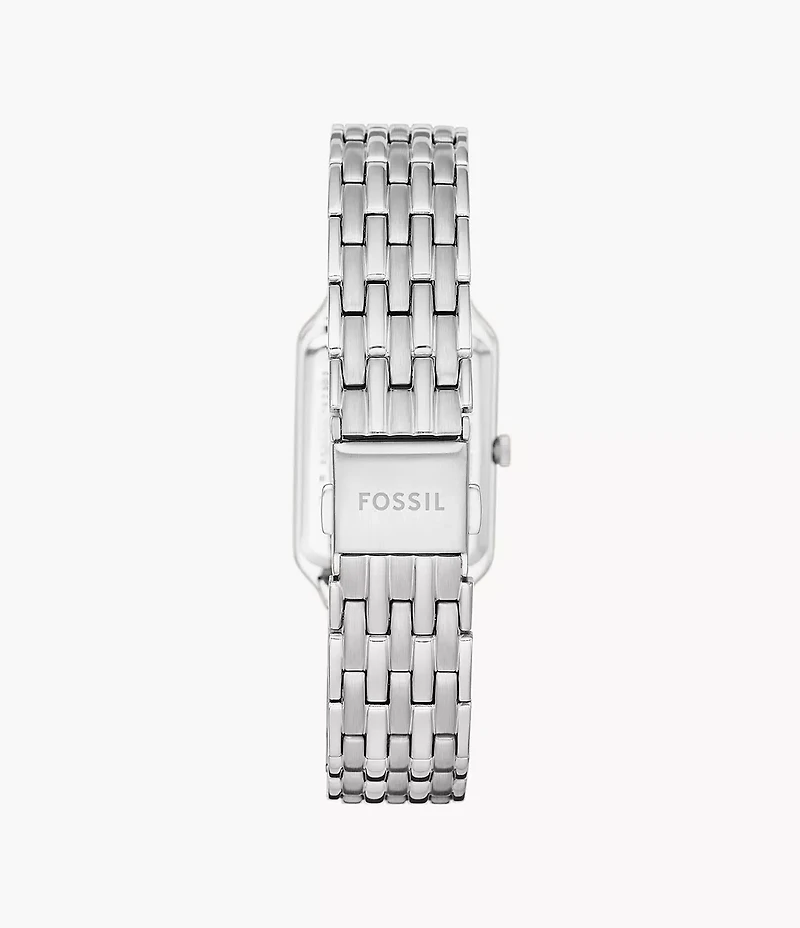 Raquel Three-Hand Date Stainless Steel Watch