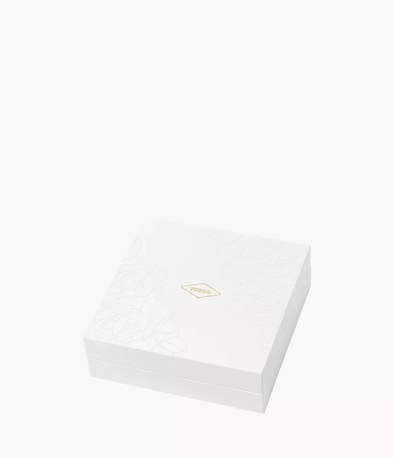 Jacqueline Three-Hand Gold-Tone Stainless Steel Watch Locket