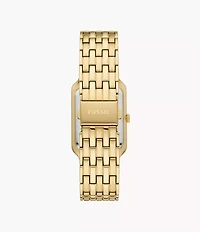 Raquel 26mm Three-Hand Date Gold-Tone Stainless Steel Watch