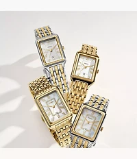 Raquel 26mm Three-Hand Date Gold-Tone Stainless Steel Watch