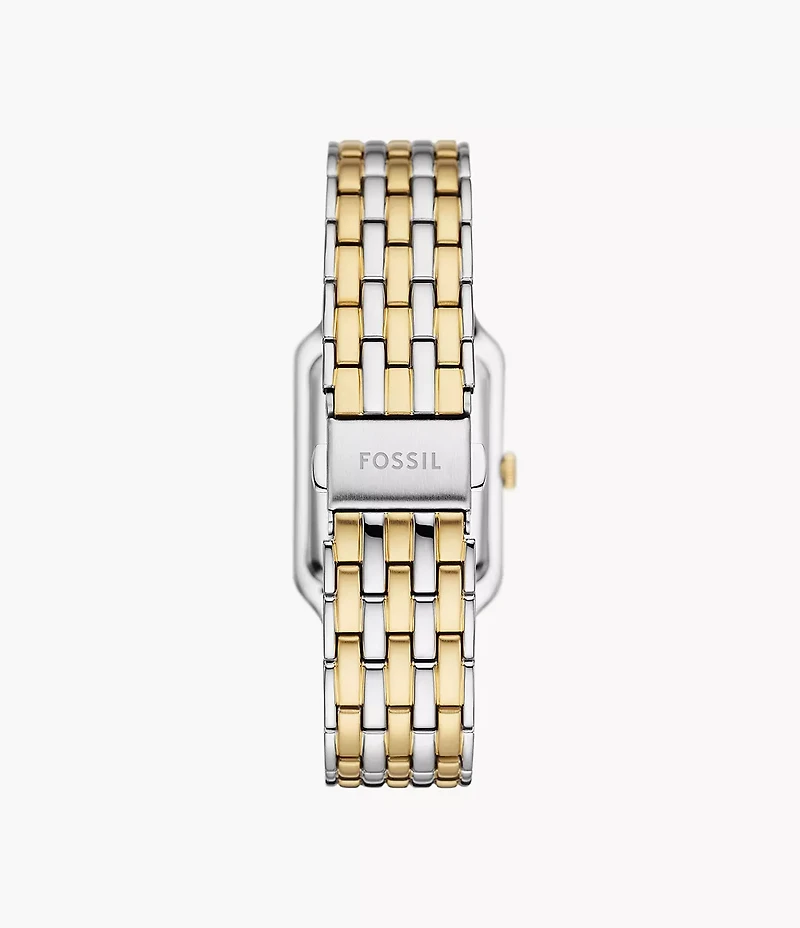Raquel Three-Hand Date Two-Tone Stainless Steel Watch