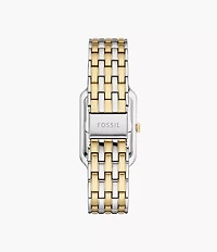 Raquel Three-Hand Date Two-Tone Stainless Steel Watch