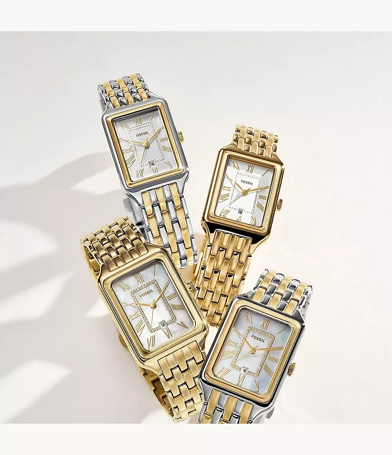 Raquel 26mm Three-Hand Date Two-Tone Stainless Steel Watch