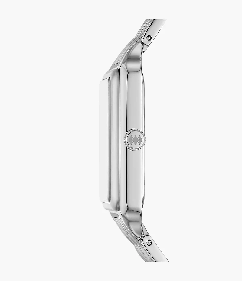 Raquel 26mm Three-Hand Date Stainless Steel Watch
