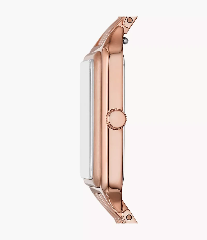 Raquel 26mm Three-Hand Date Rose Gold-Tone Stainless Steel Watch