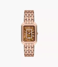 Raquel 26mm Three-Hand Date Rose Gold-Tone Stainless Steel Watch