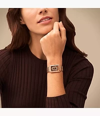 Raquel 26mm Three-Hand Date Rose Gold-Tone Stainless Steel Watch