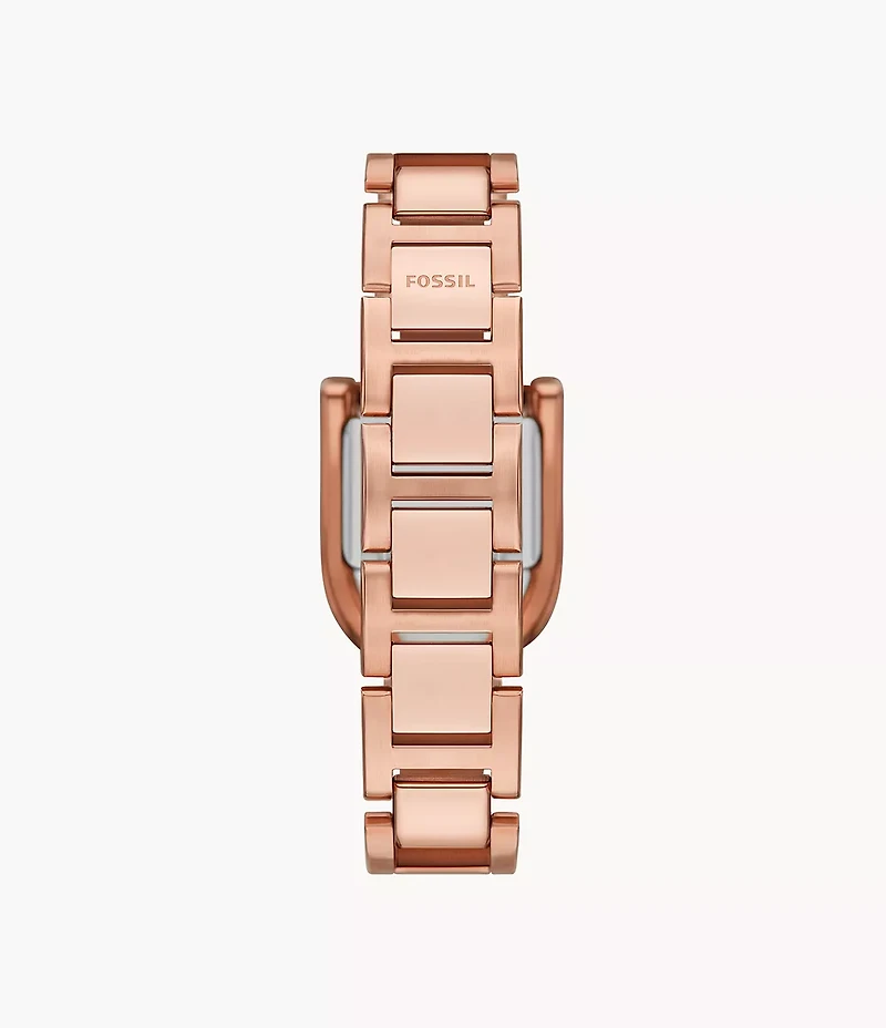 Harwell Three-Hand Rose Gold-Tone Stainless Steel Watch