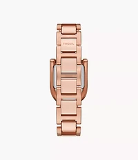 Harwell Three-Hand Rose Gold-Tone Stainless Steel Watch