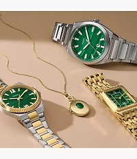 Scarlette Three-Hand Two-Tone Stainless Steel Watch