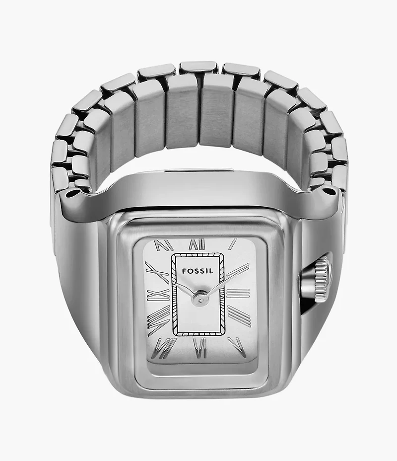 Raquel Watch Ring 14mm Two-Hand Stainless Steel