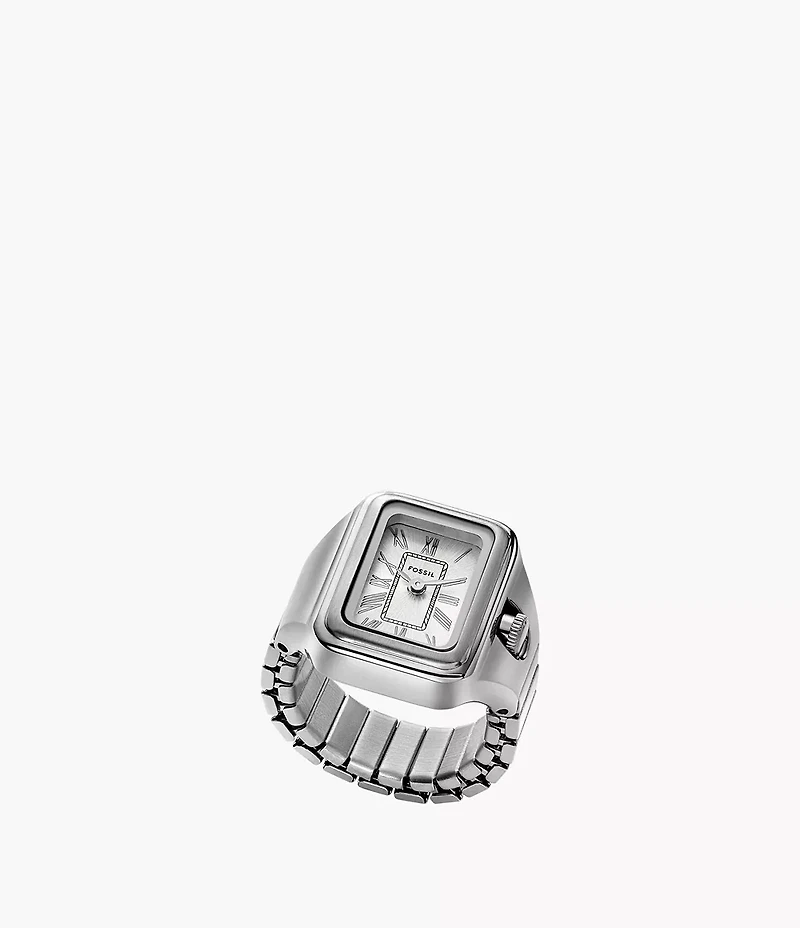 Raquel Watch Ring 14mm Two-Hand Stainless Steel