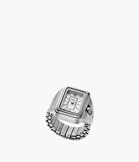 Raquel Watch Ring 14mm Two-Hand Stainless Steel