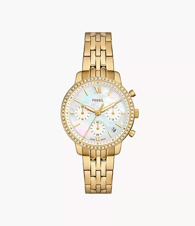 Neutra Chronograph Gold-Tone Stainless Steel Watch