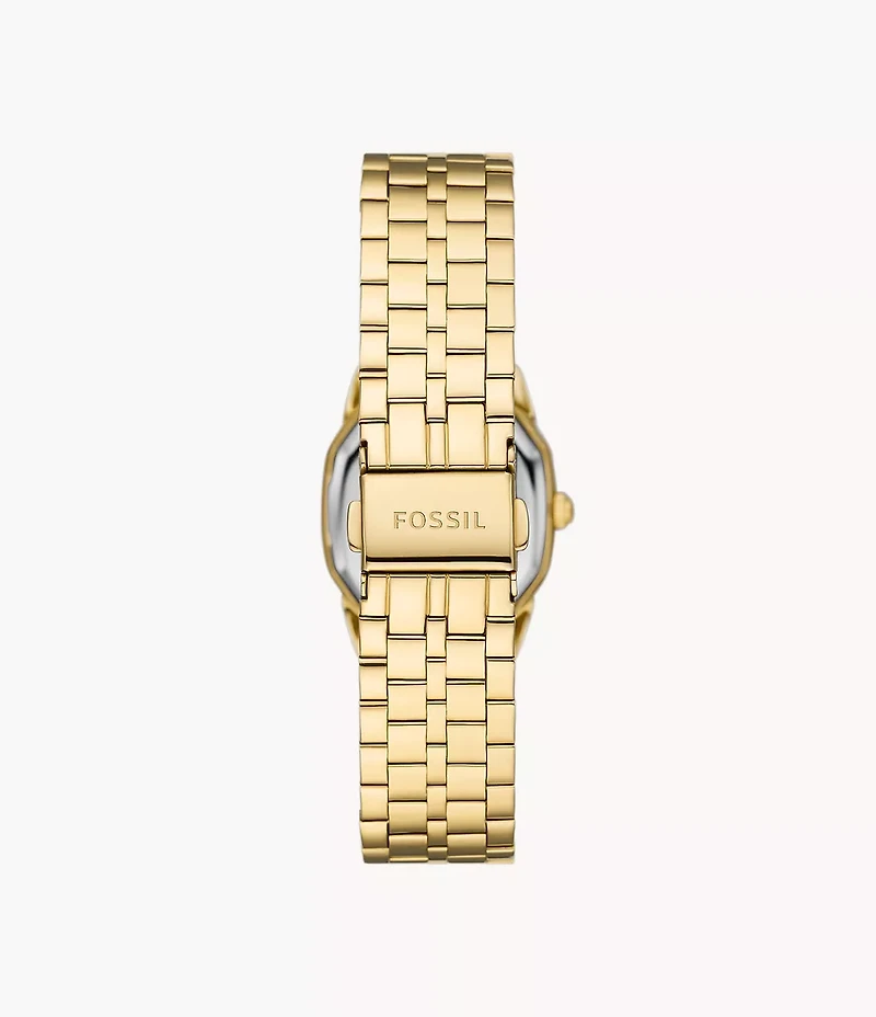 Harlow 27mm Three-Hand Gold-Tone Stainless Steel Watch